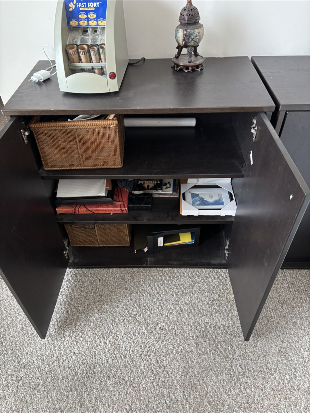 Dark Brown Cabinet