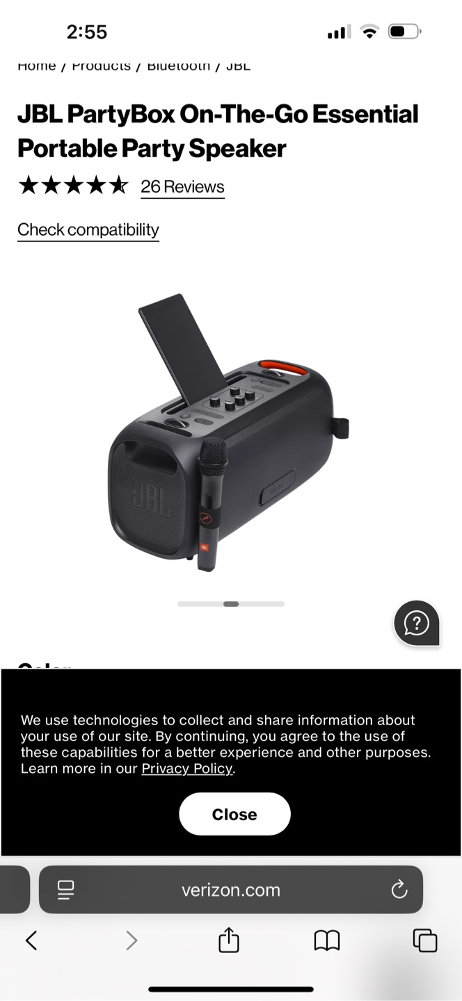 JBL Party box speaker with mic - photo 3