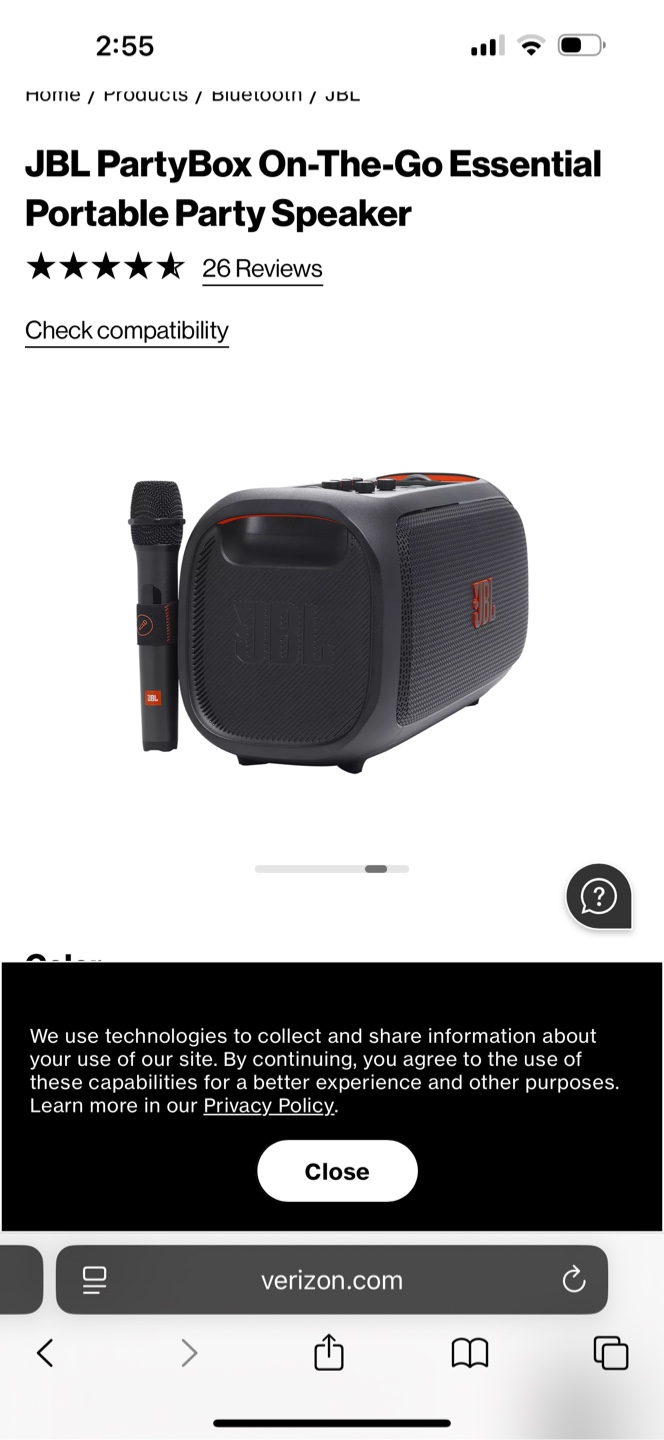 JBL Party box speaker with mic - photo 4