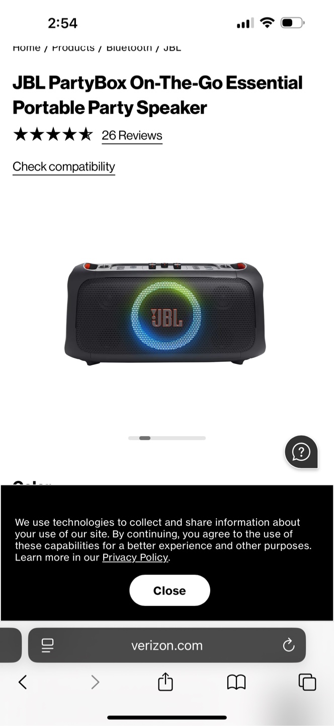 JBL Party box speaker with mic - photo 2