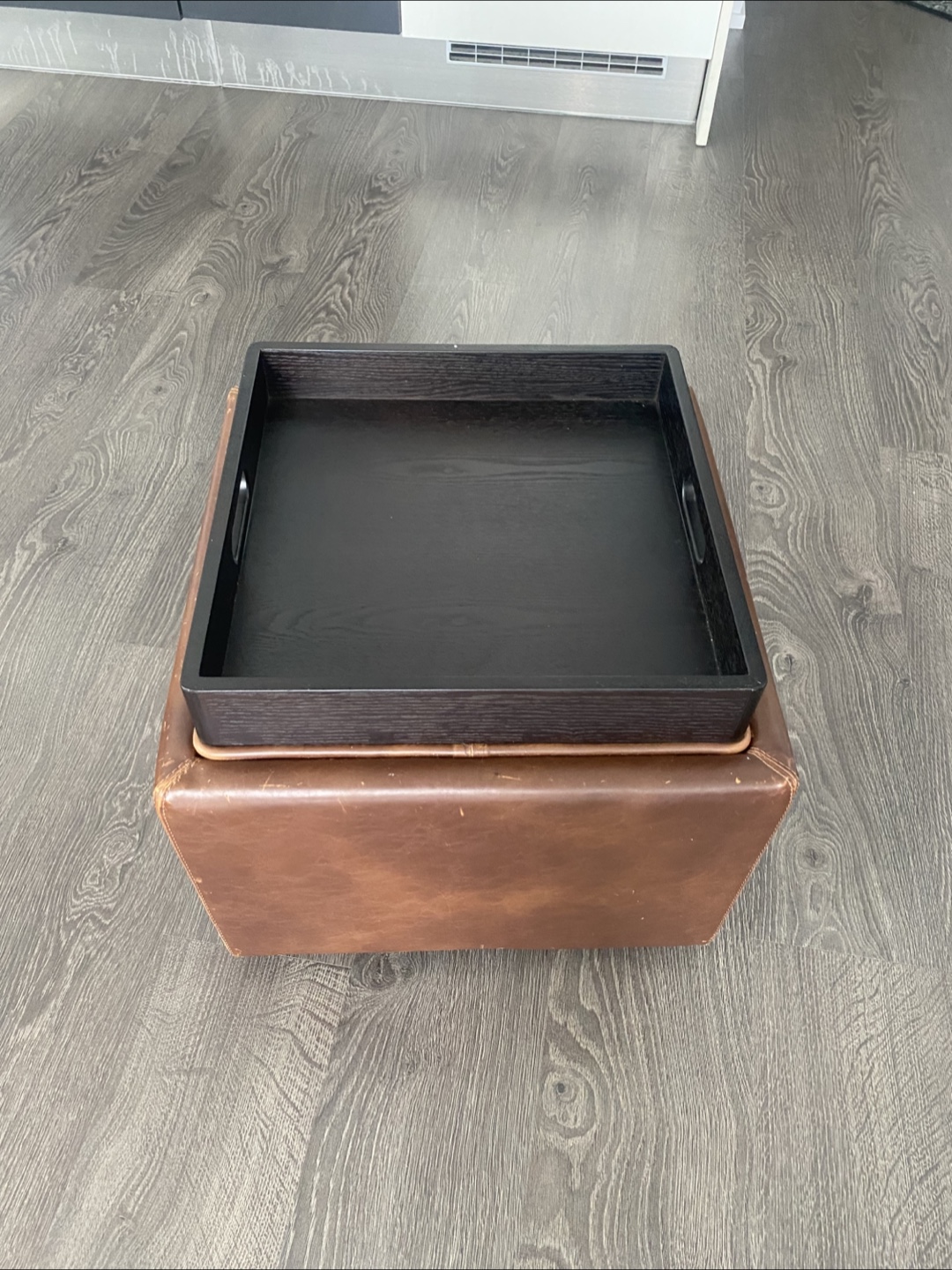 Ottoman with storage, switches to a tray - photo 3