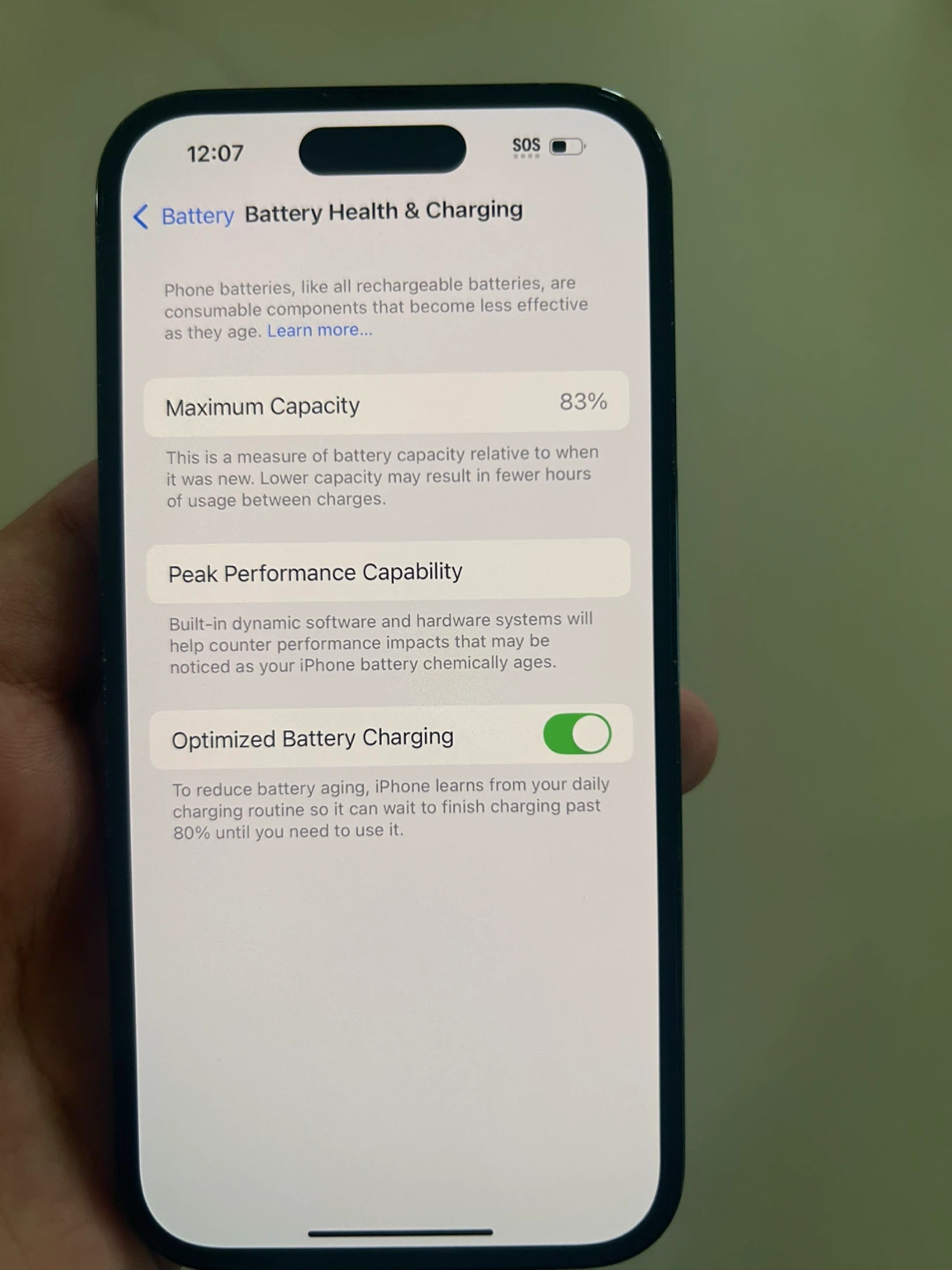128GB iPhone 14 Pro Unlocked Battery Health 83% - photo 2