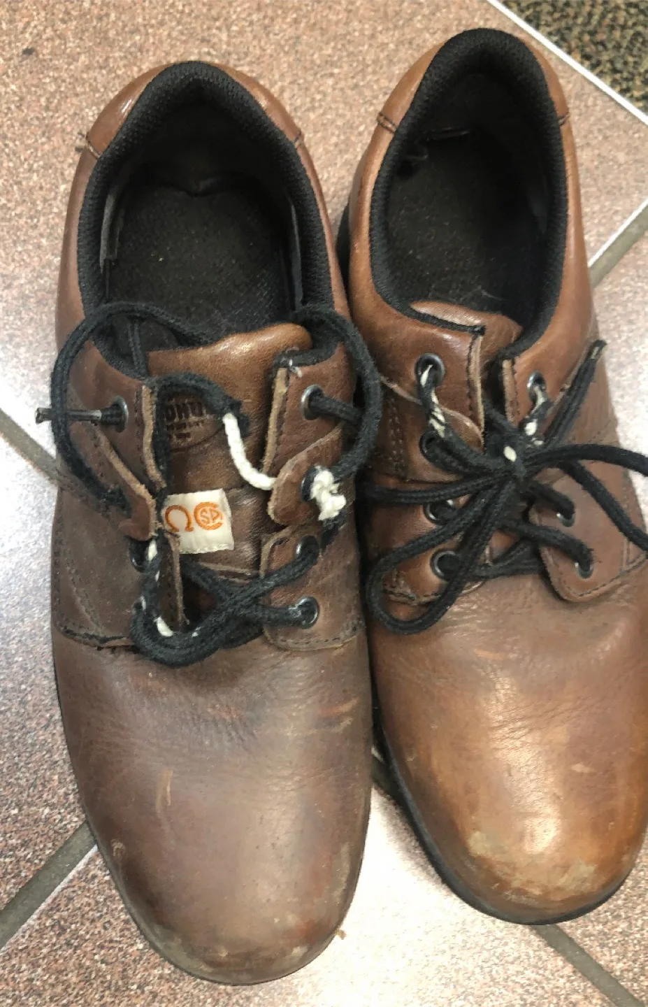 🥕Men’s Duralex Brown Leather Safety Shoes - Size 9 image indicator(2)