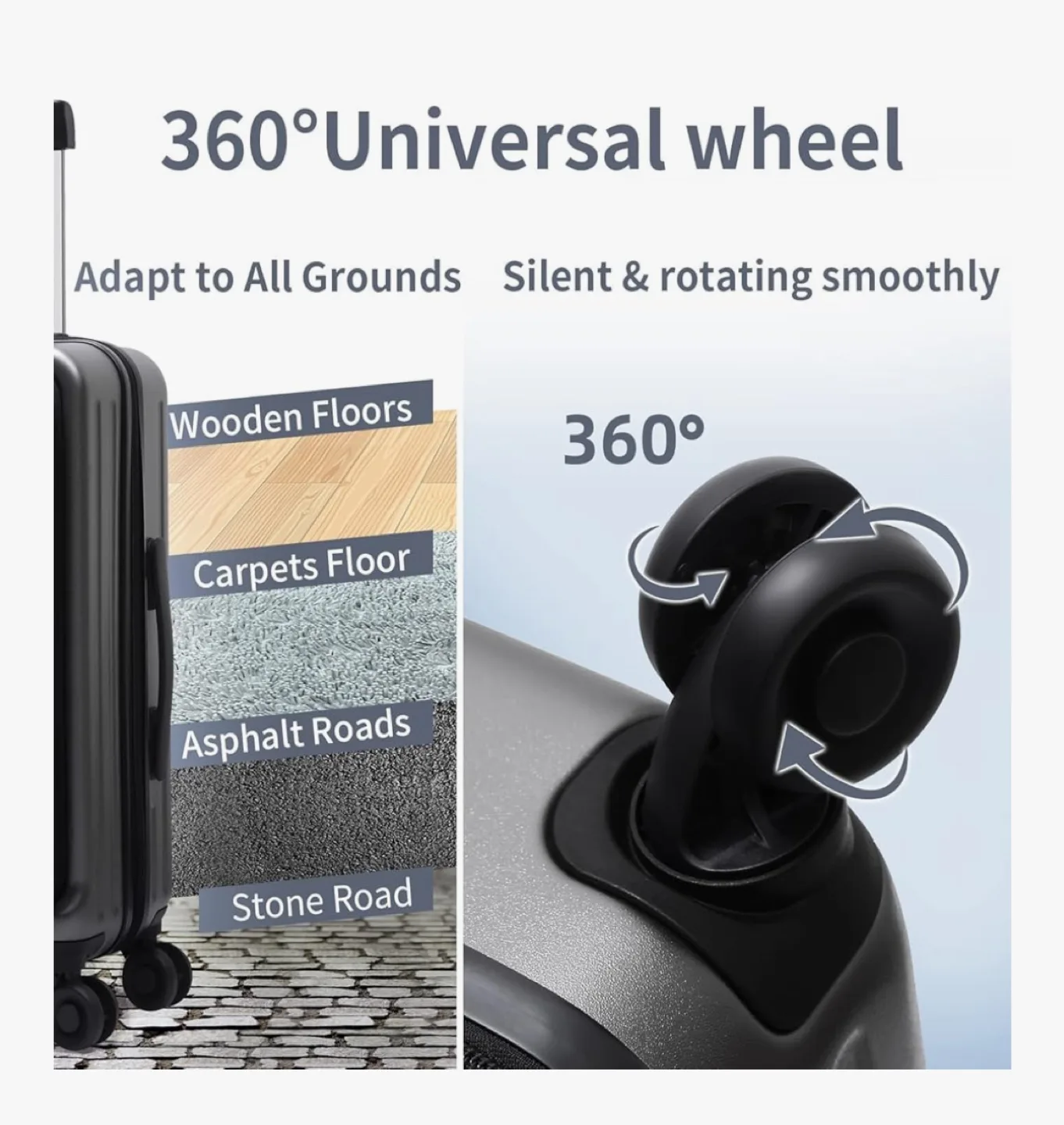 TydeCakre 20-inch Carry On Luggage - Like New! image indicator(5)