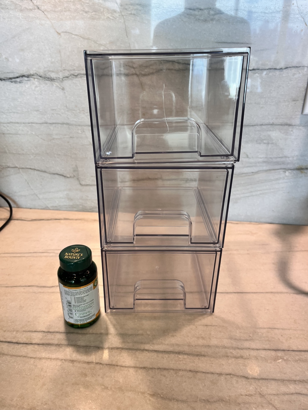 Clear Acrylic Drawer Organizer (set of 3) - photo 4