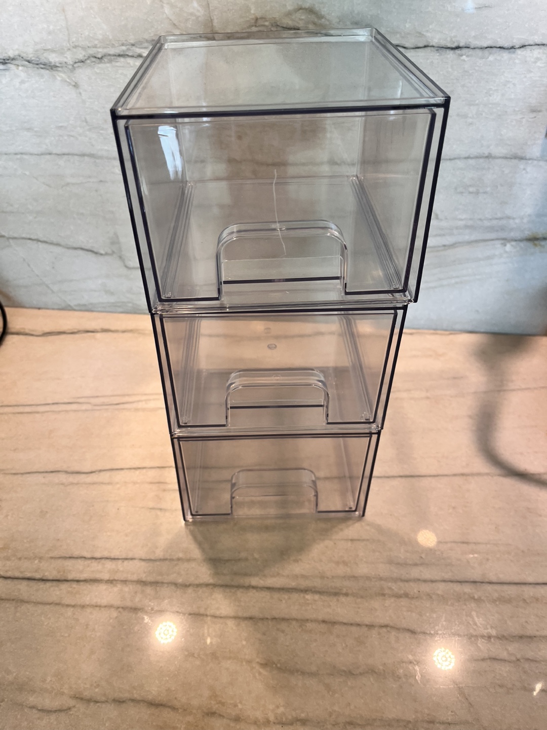 Clear Acrylic Drawer Organizer (set of 3) - photo 3