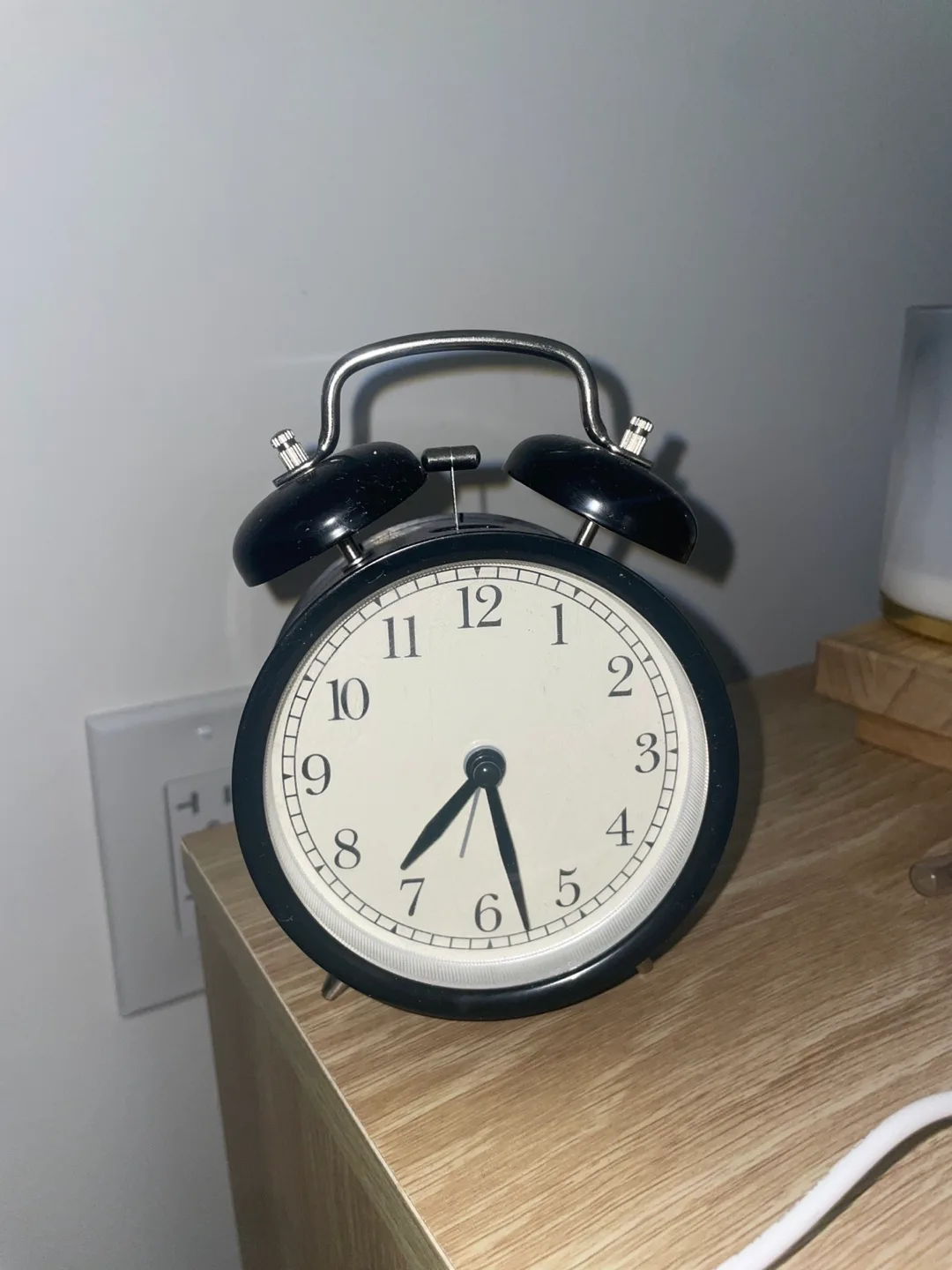 Black Twin Bell Alarm Clock thumbnail