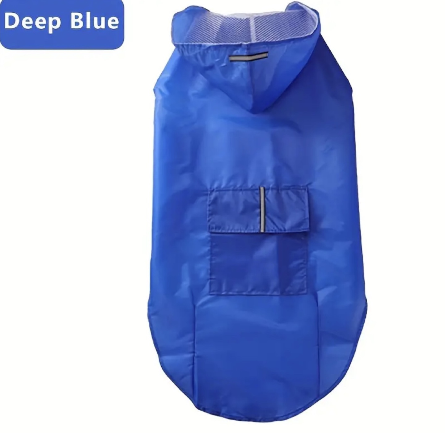 Dog Raincoat - 3XL - Deep Blue - photo 2