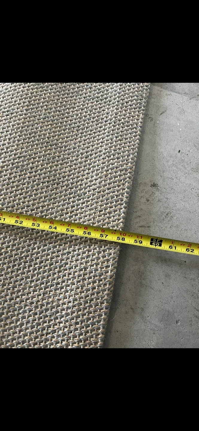 2-Beige Woven Rug 61x33 inches image indicator(3)