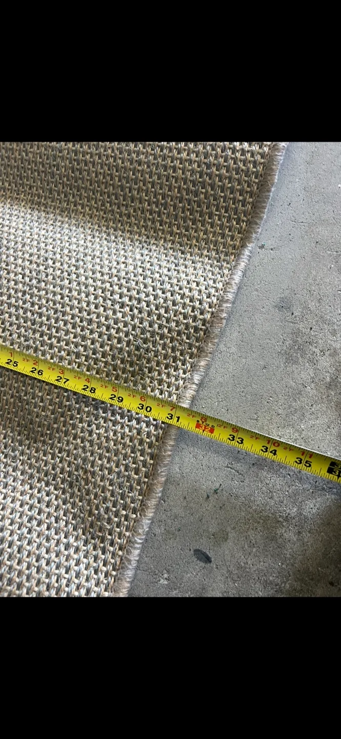 2-Beige Woven Rug 61x33 inches image indicator(2)