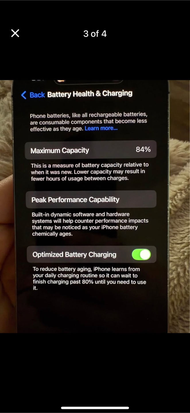 iPhone 14 Pro - 84% Battery Health - photo 3