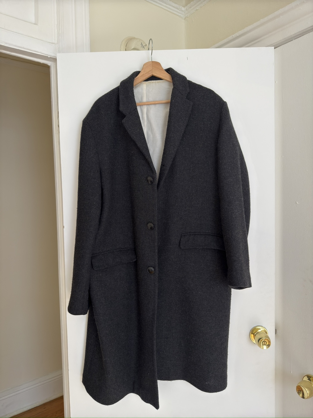 Zara Wool Blend Coat - Size XL