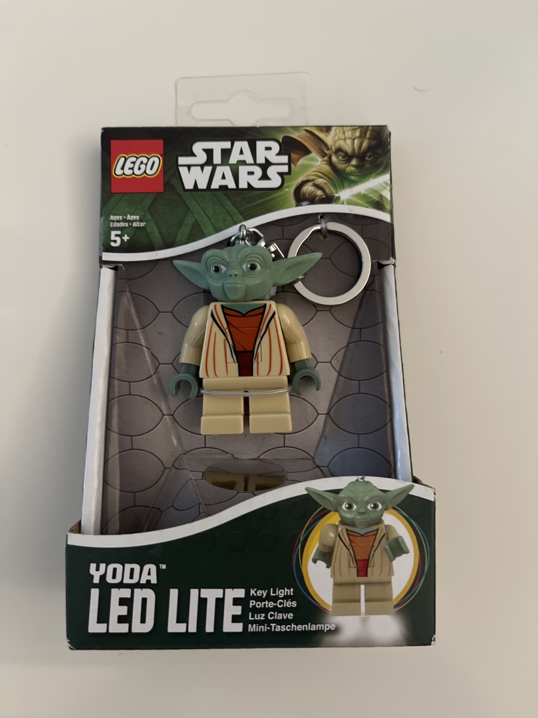 New LEGO Star Wars Yoda LED Lite Key Light