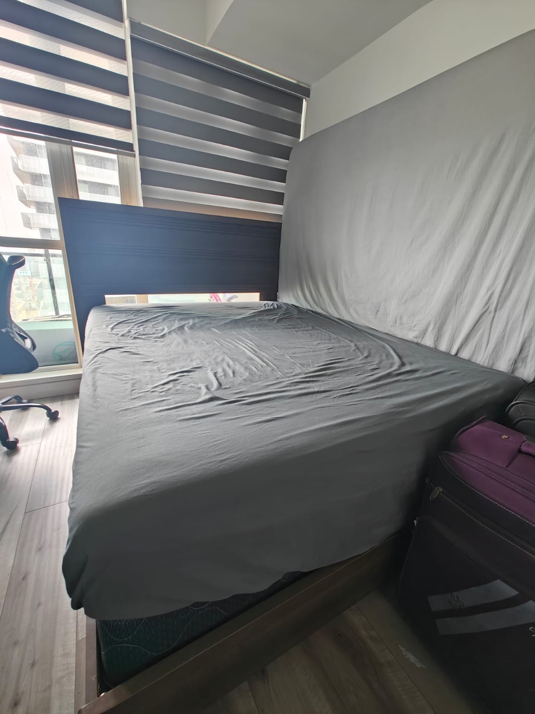 IKEA Matress and Bed frame - queen size