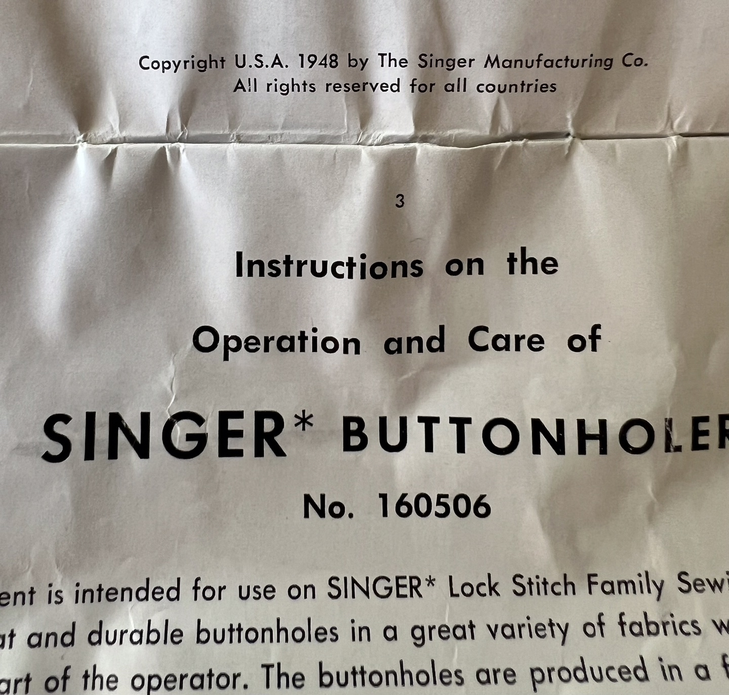 Vintage Singer Buttonholer No. 160506 - photo 5