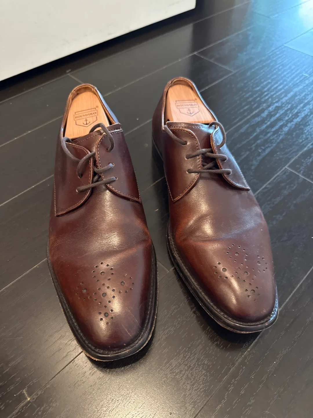Vince Camuto - Brown Leather Dress Shoes 8.5M