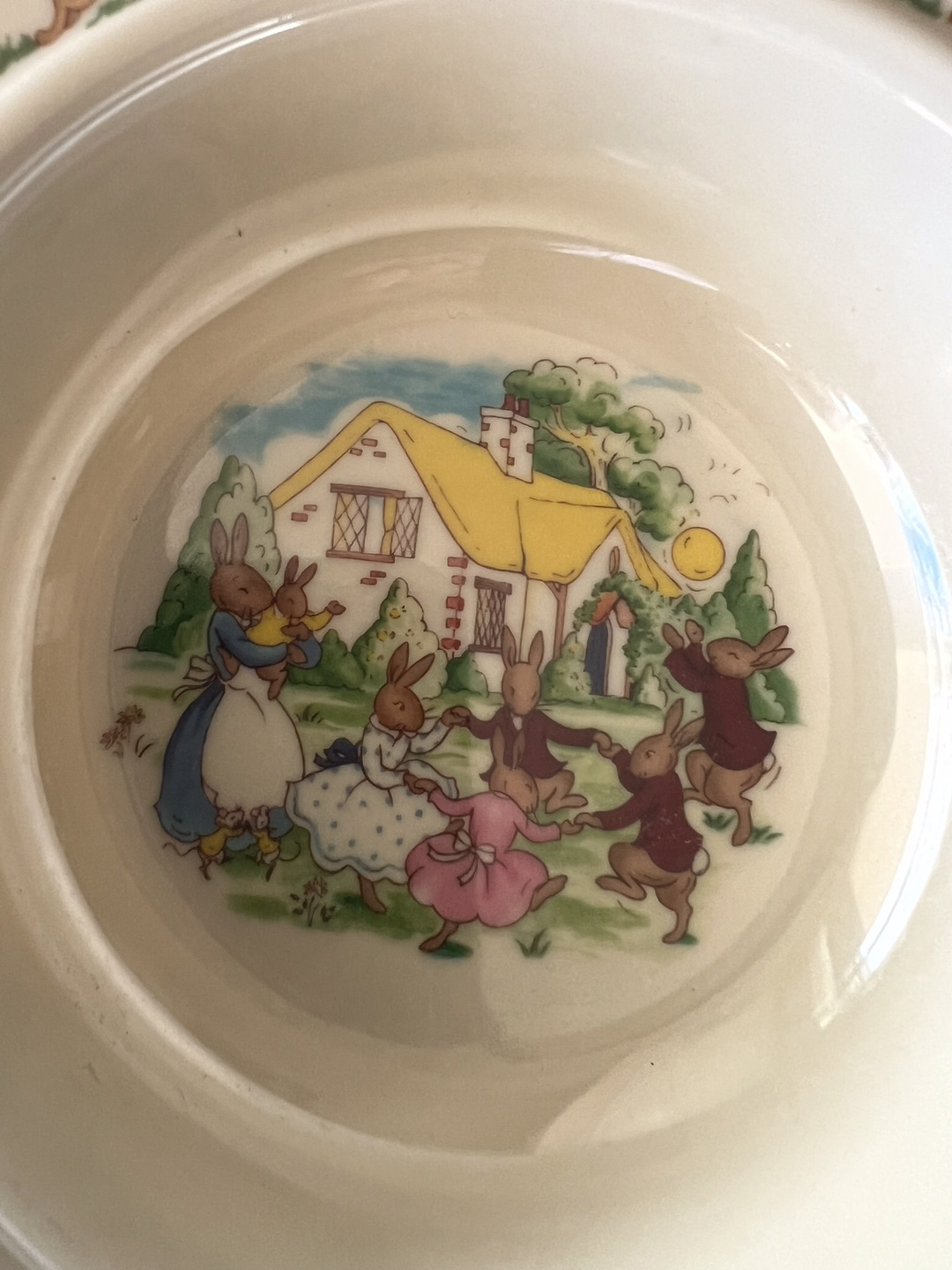 Royal Doulton Bunnykins Suction Bowl & Spoon Set - photo 2