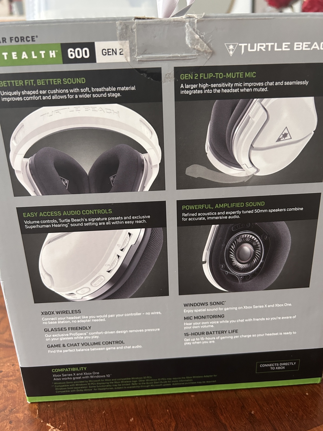 Turtle Beach Stealth 600 Gen 2 White Xbox Headset - NEW - photo 2