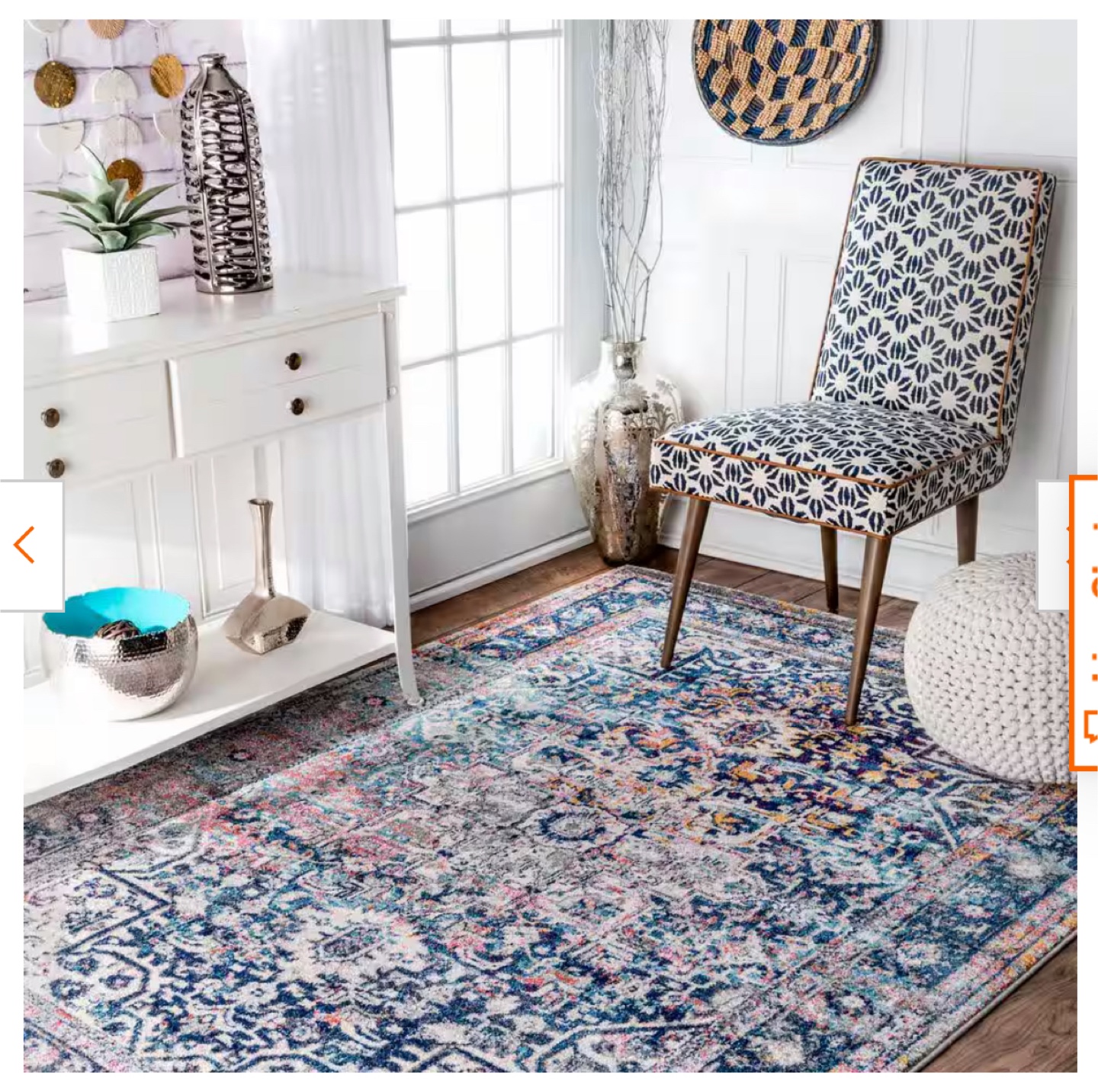 nuLOOM Bodrum Blue Area Rug 6'7" x 9' - photo 3