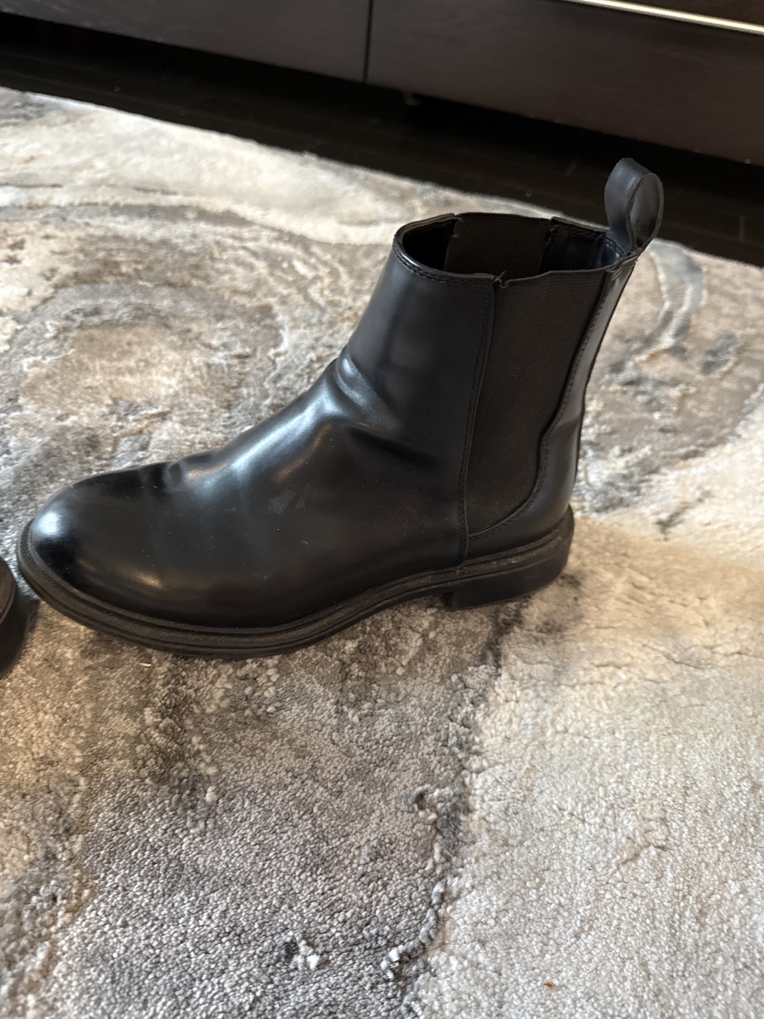 Zara - Dress Black Leather Chelsea Boots - photo 2