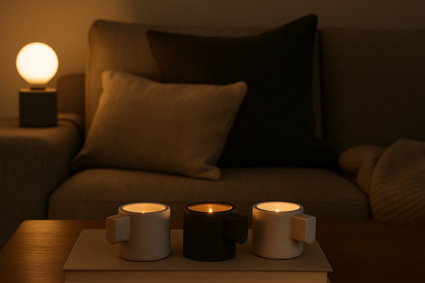 Concrete Match/tealight Holder - photo 2