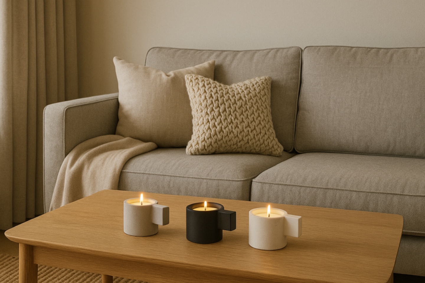 Concrete Match/tealight Holder