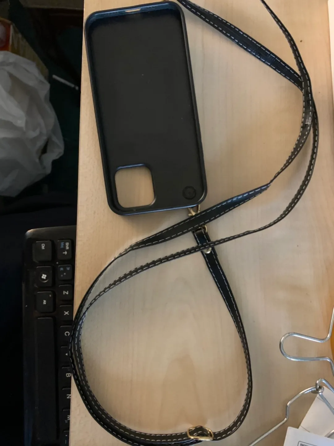 Black iPhone Case with Strap- New image indicator(2)