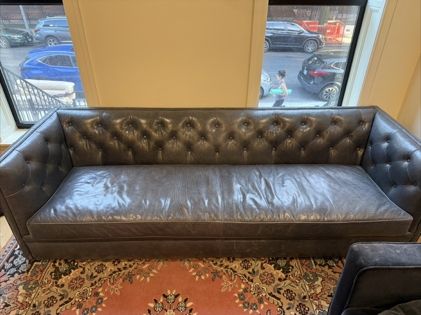 Room & Board Macalester Leather Sofa - 100”