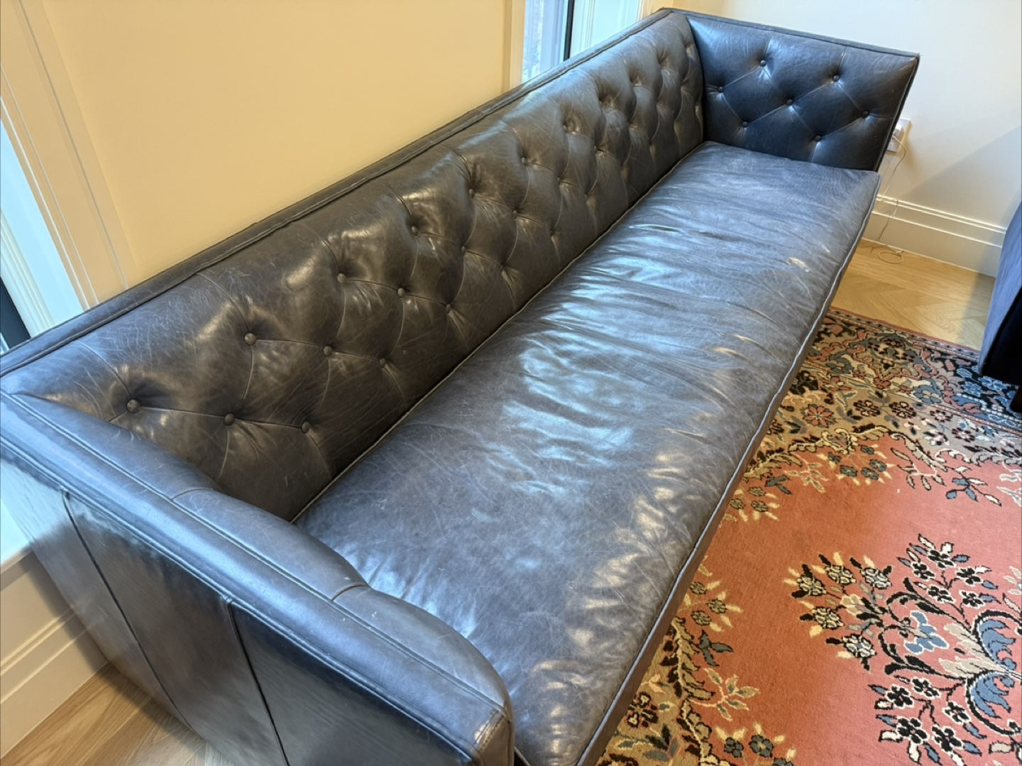 Room & Board Macalester Leather Sofa - 100” - photo 2
