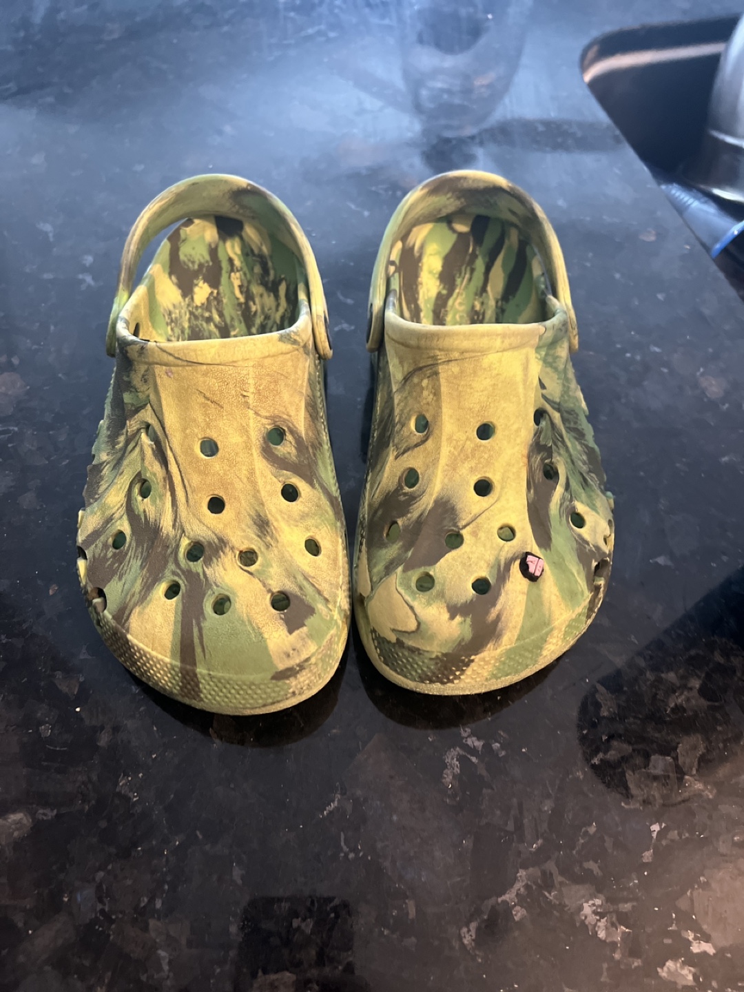 Crocs Classic Clog, Camo, Size 10