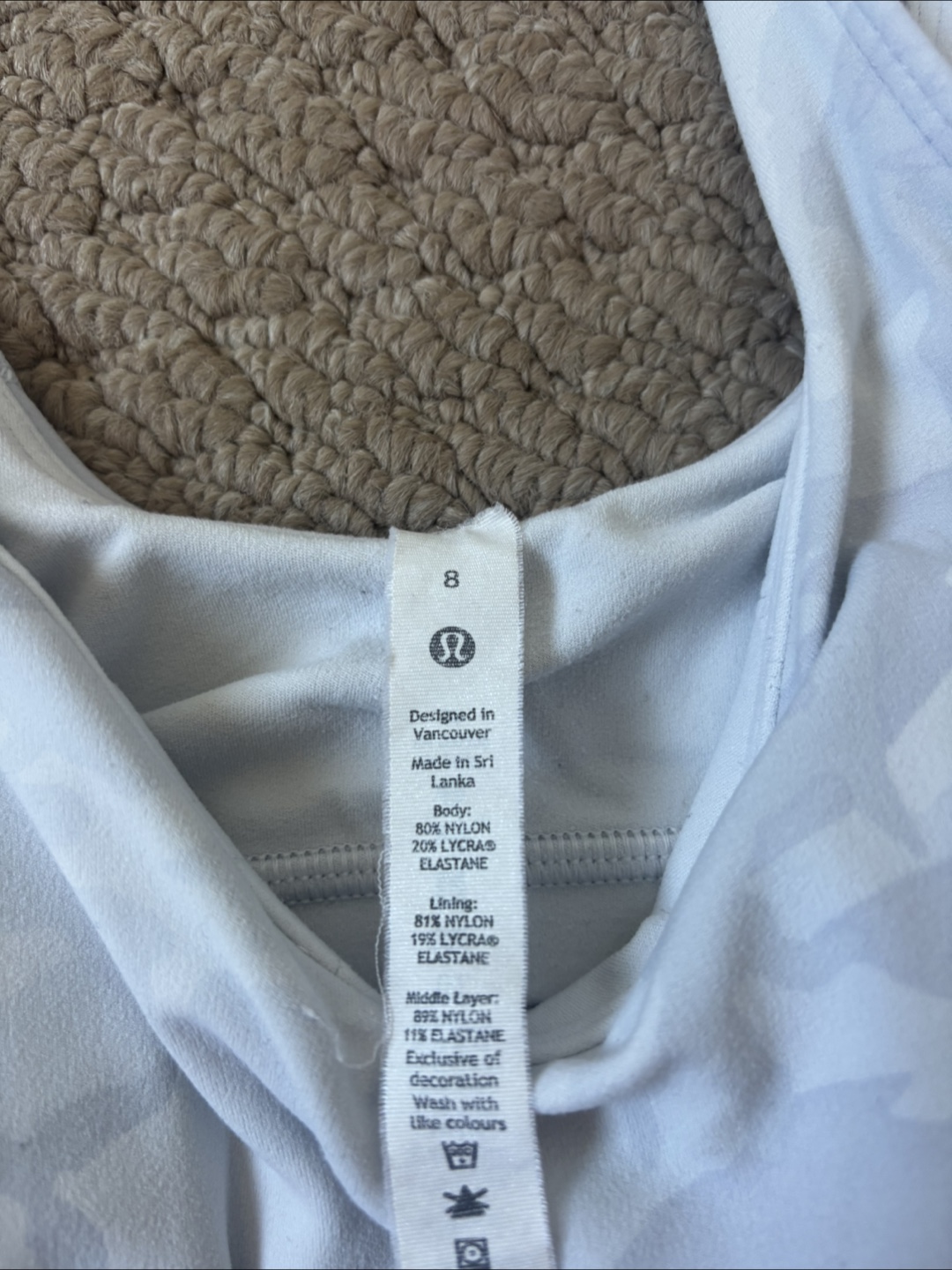 Lululemon Camo align tank top- Size 8 - photo 3
