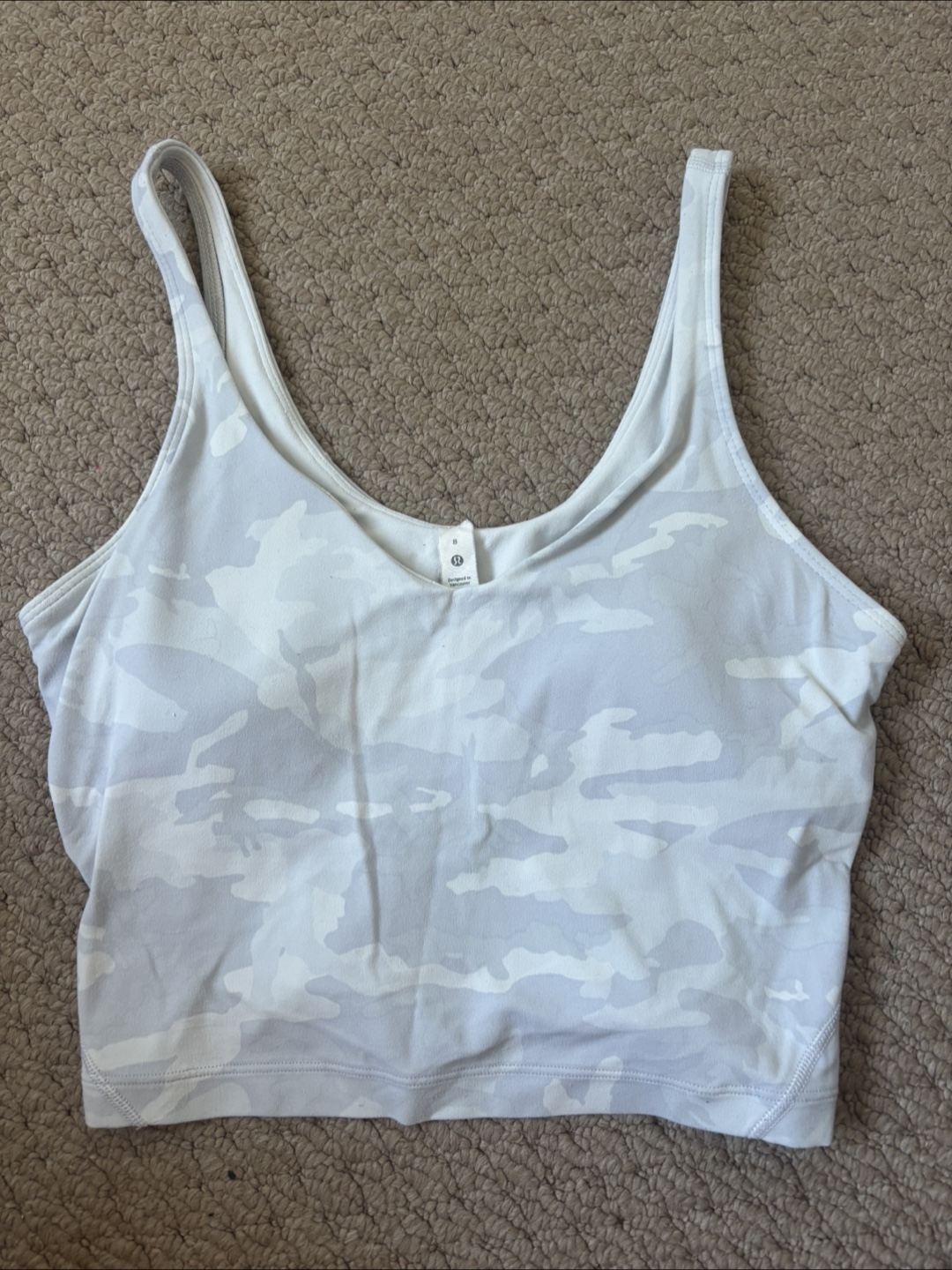 Lululemon Camo align tank top- Size 8