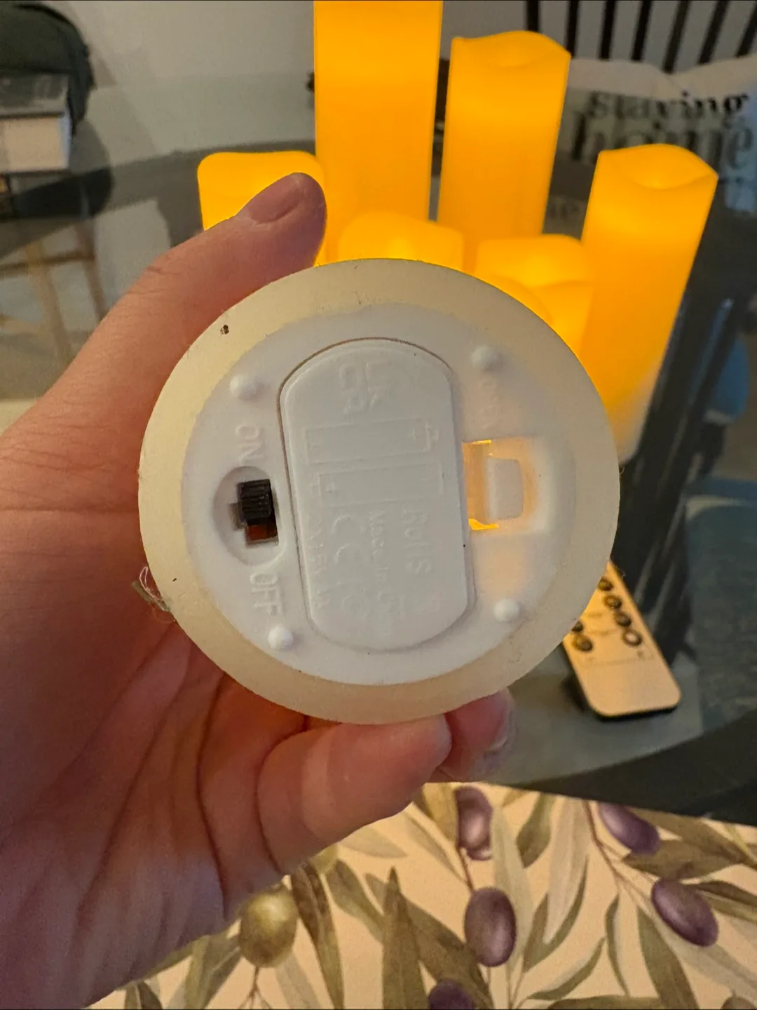 8 Flameless LED Candles with 2 Remotes image indicator(2)