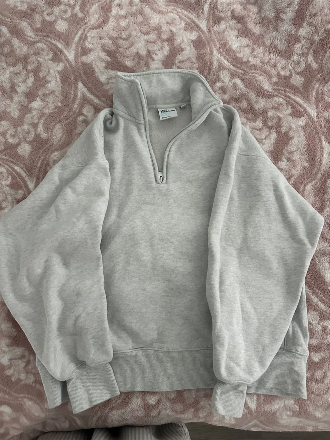 TNA Sweatfleece Grey Pullover thumbnail
