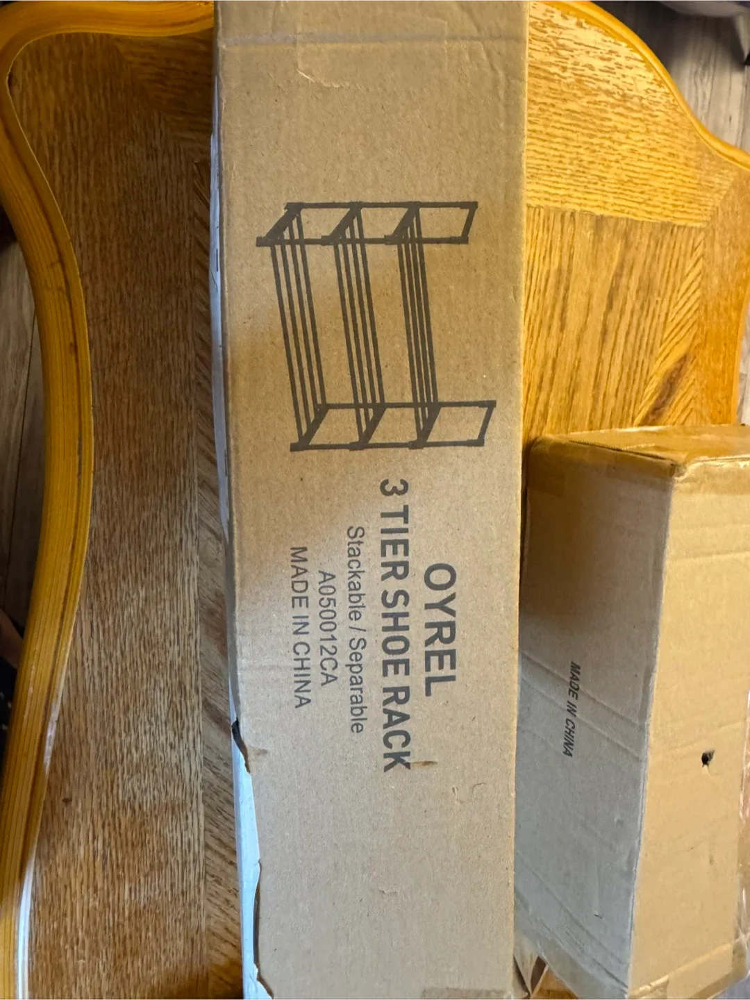 OYREL 3 Tier Shoe Rack - Stackable, New in Box! thumbnail