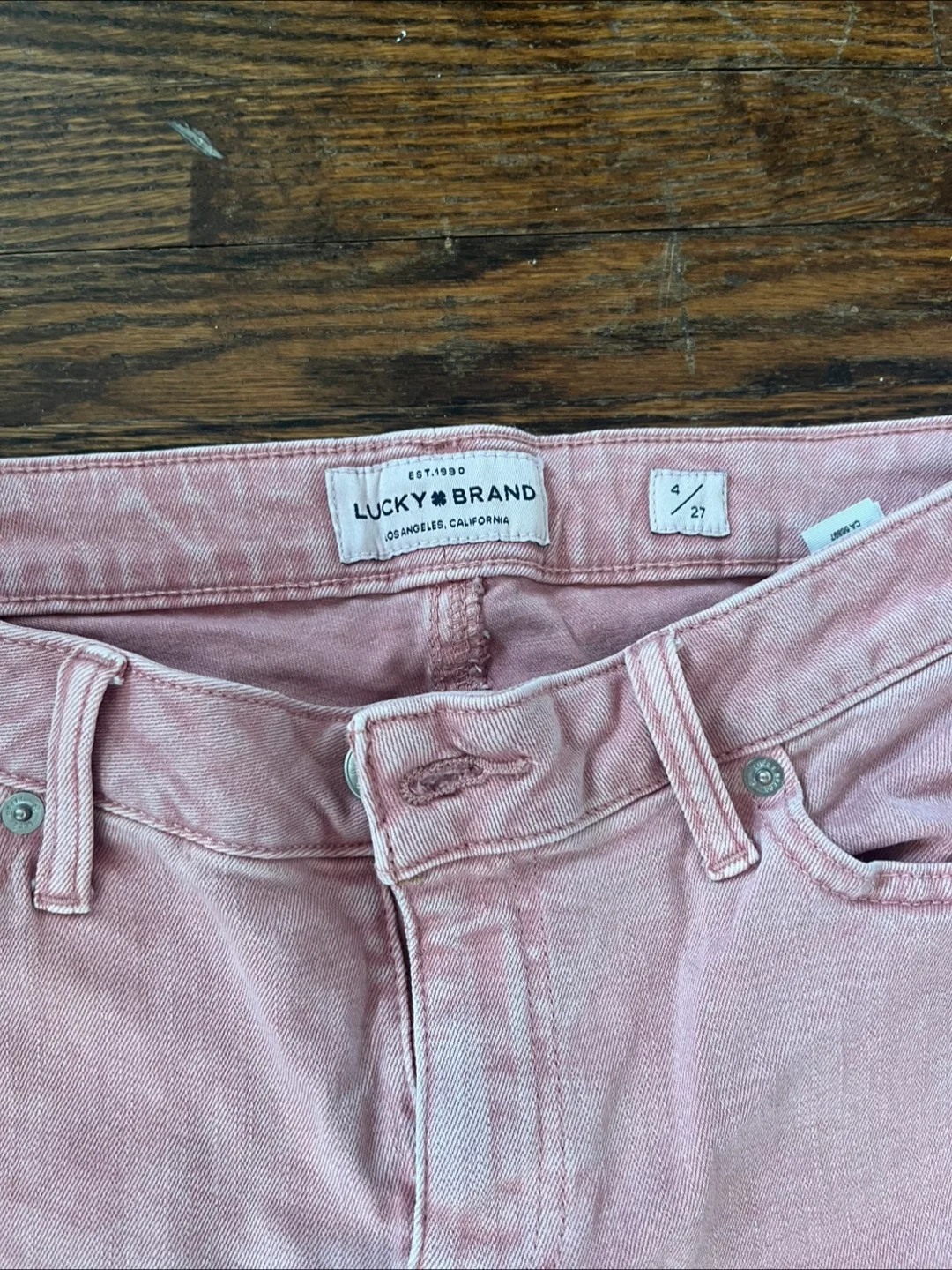 Lucky Brand pink Jeans Size 4/27 image indicator(2)