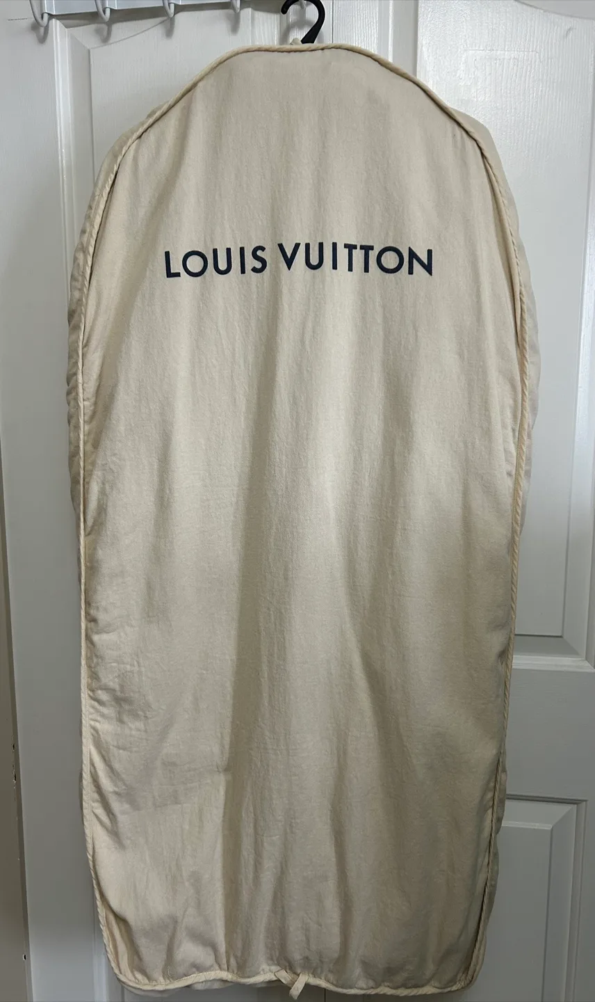 Authentic Louis Vuitton Garment Bag - Beige Cotton image indicator(7)