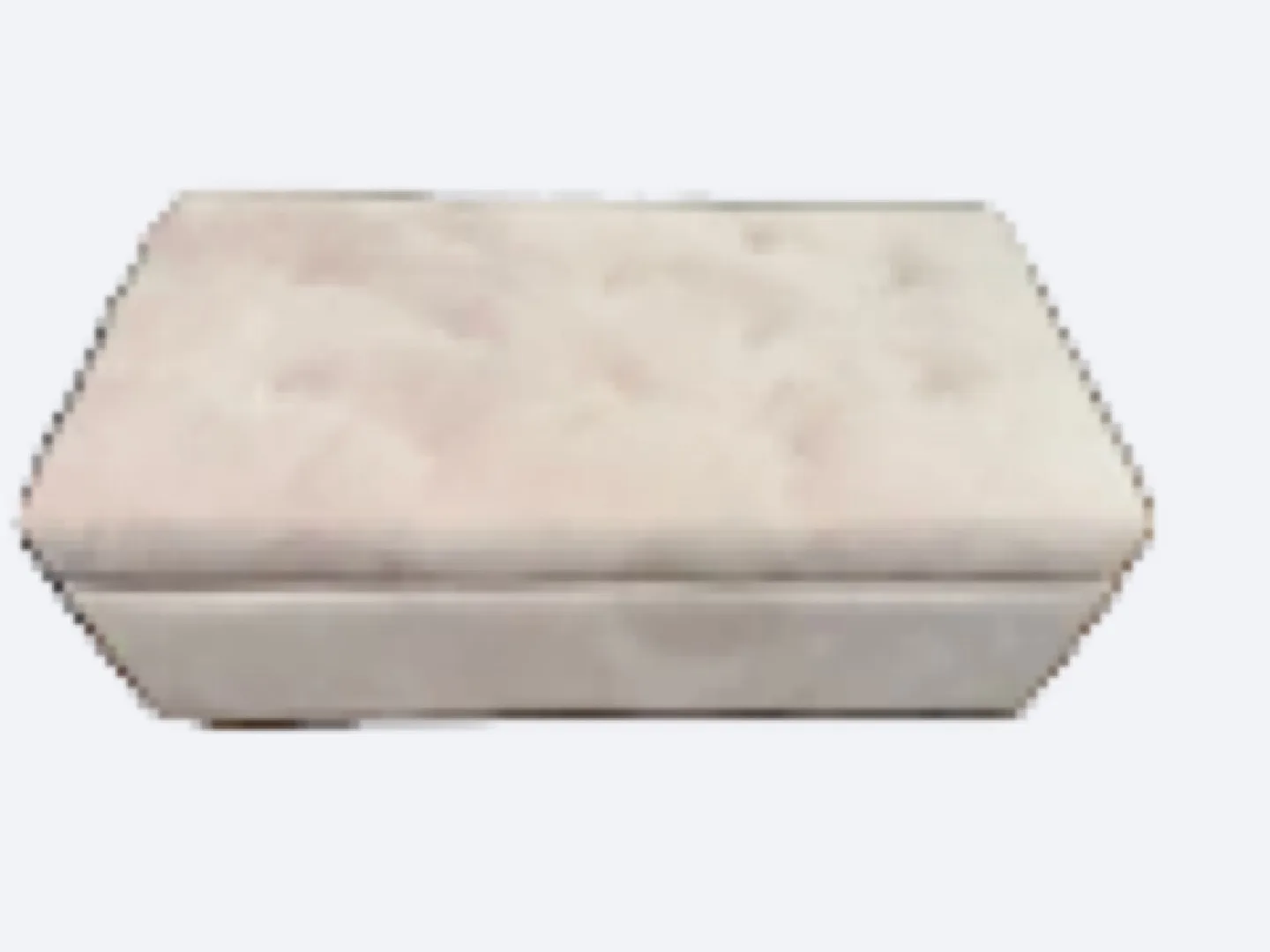 Light Pink Storage Ottoman thumbnail