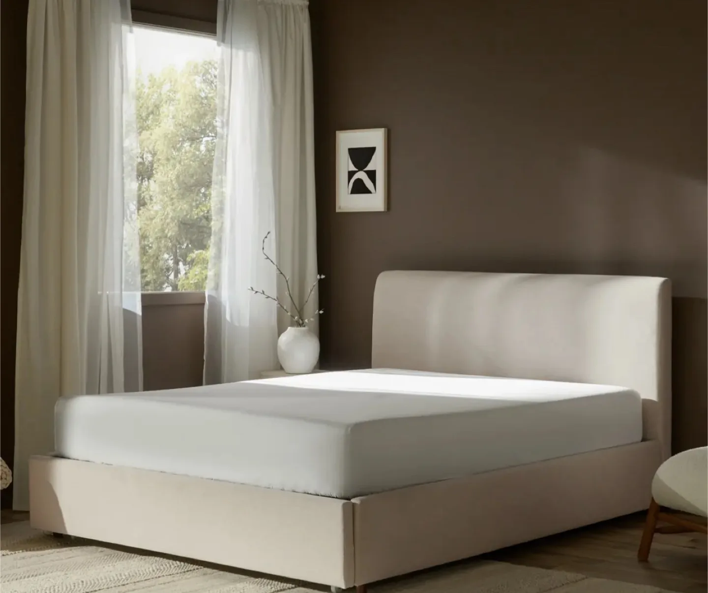 Queen Storage bed and mattress Silk & Snow image indicator(4)