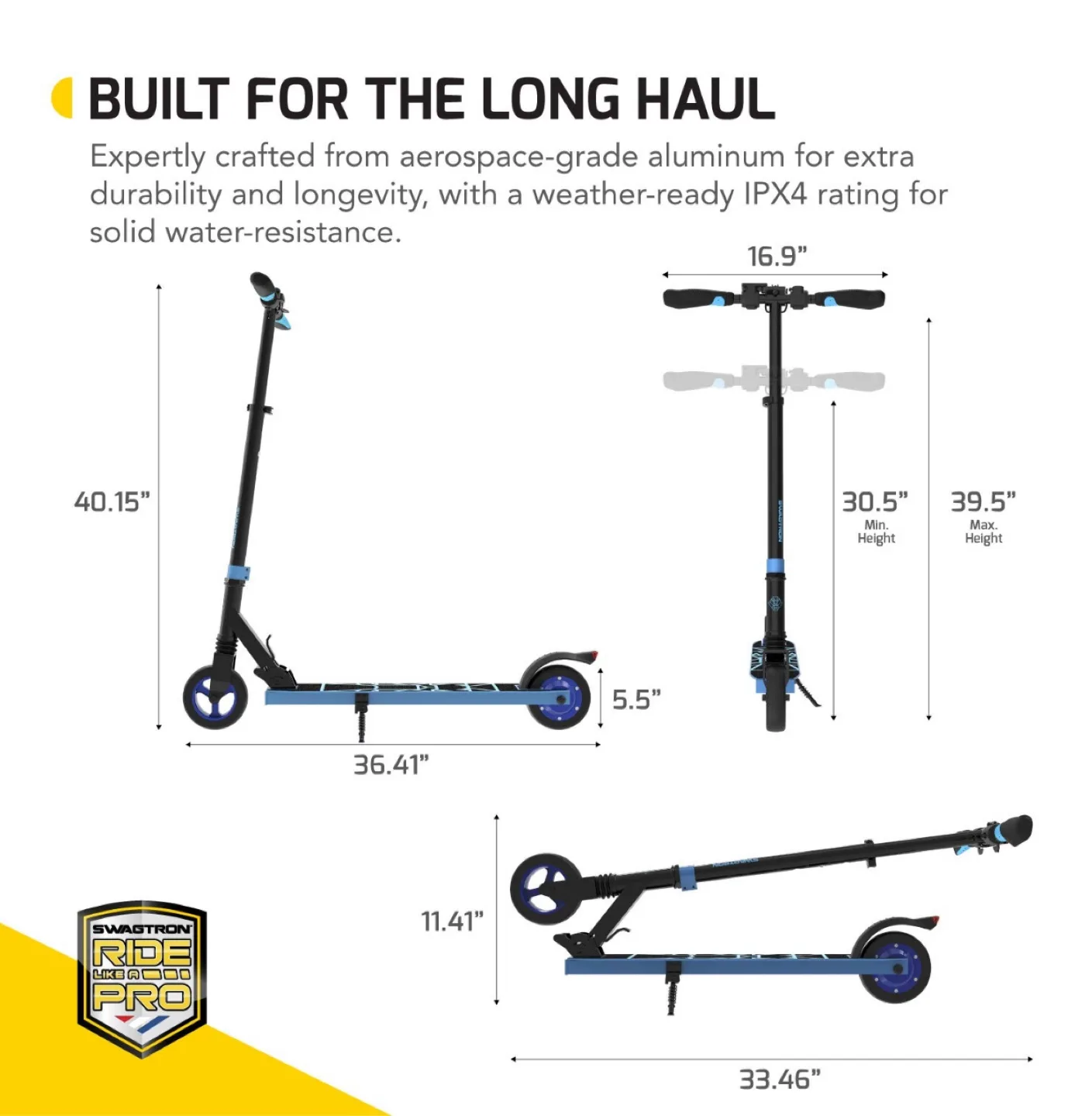 Swagtron Ride Like a Pro RDSPRO Electric Scooter image indicator(7)