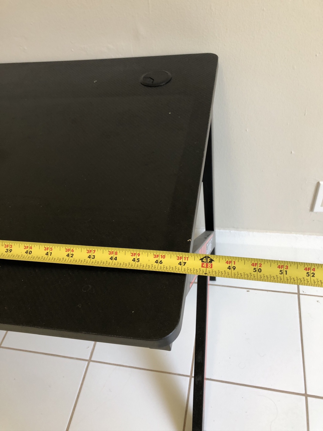 Black Gaming Desk - 51"x24" - photo 3