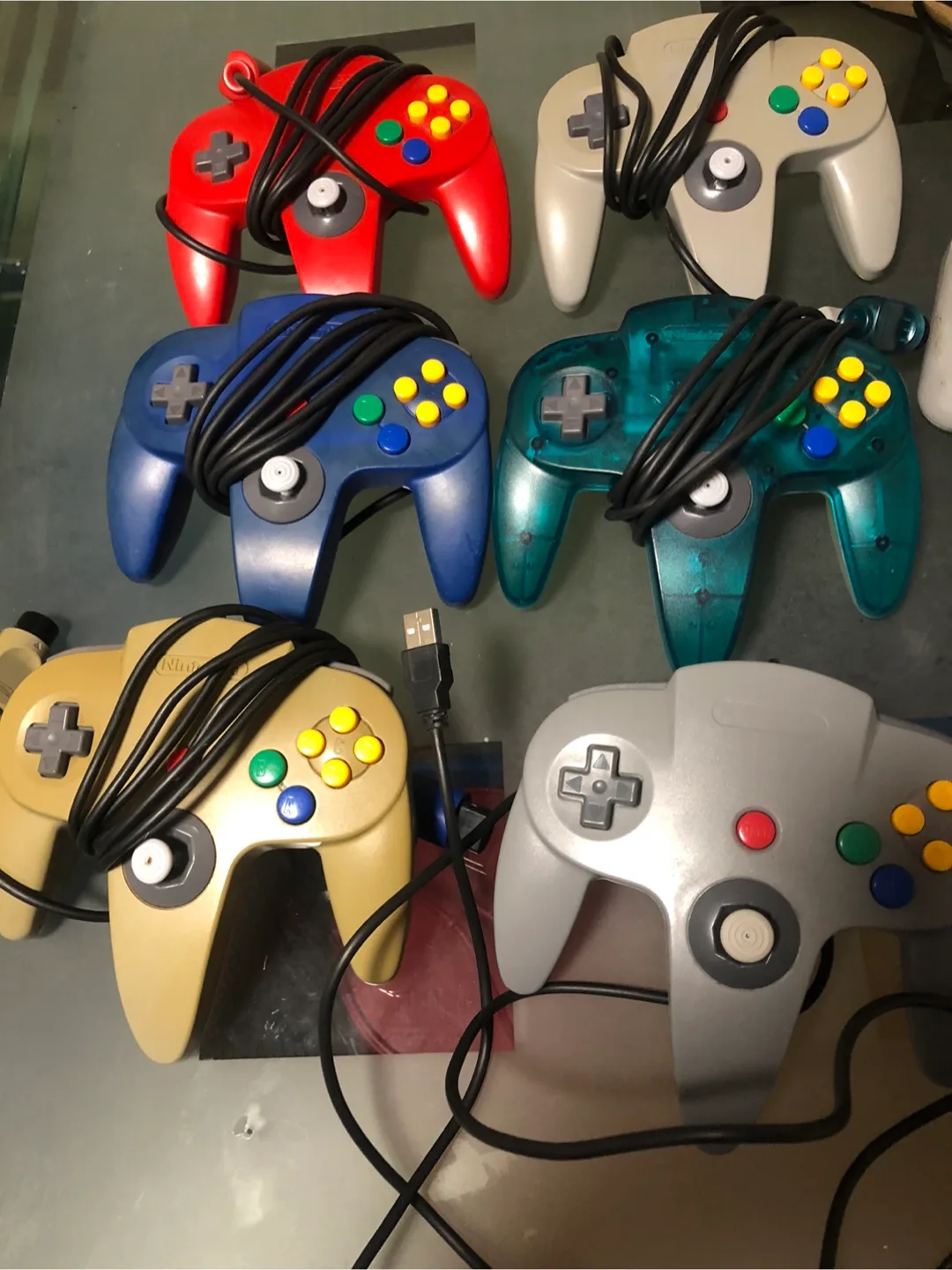 Video Game controllers n64, SNES, ps1 thumbnail