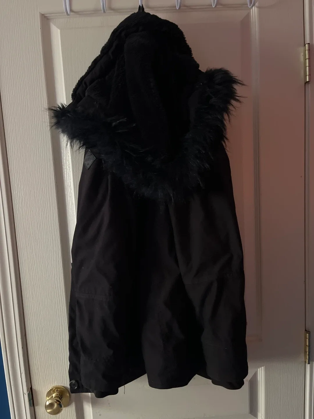 Hollister Black Winter Parka - Size M thumbnail
