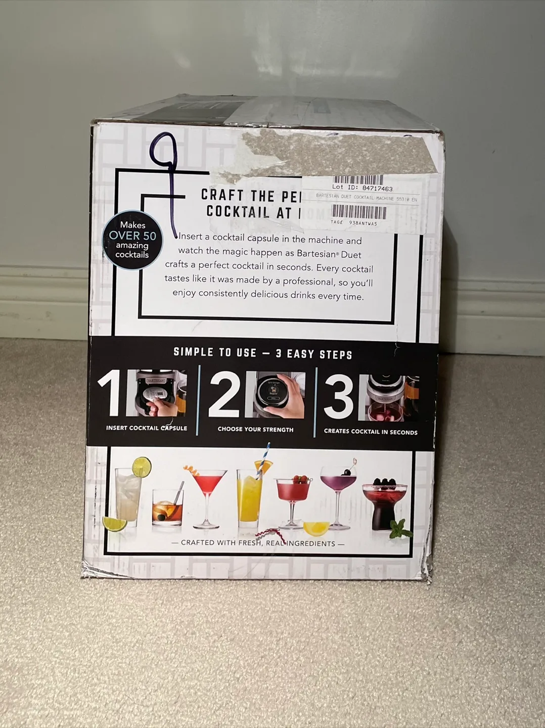 NEW!! Bartesian Duet Cocktail Machine - MSRP $451.99 image indicator(2)