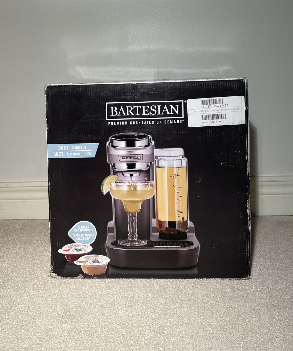 NEW!! Bartesian Duet Cocktail Machine - MSRP $451.99