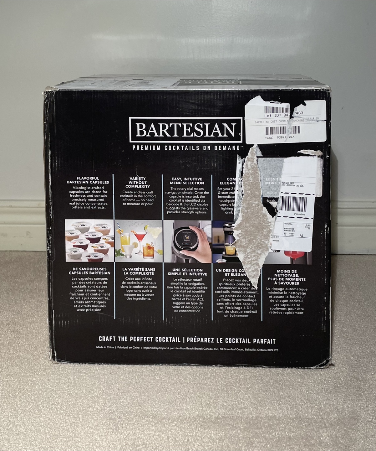 NEW!! Bartesian Duet Cocktail Machine - MSRP $451.99 - photo 3