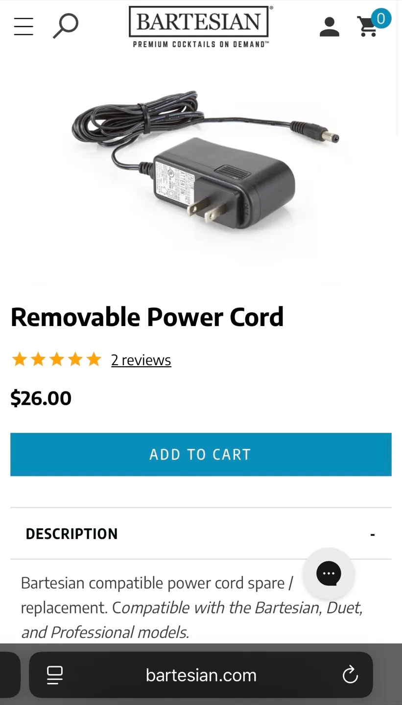 NEW!! Bartesian Duet Cocktail Machine - MSRP $451.99 image indicator(7)