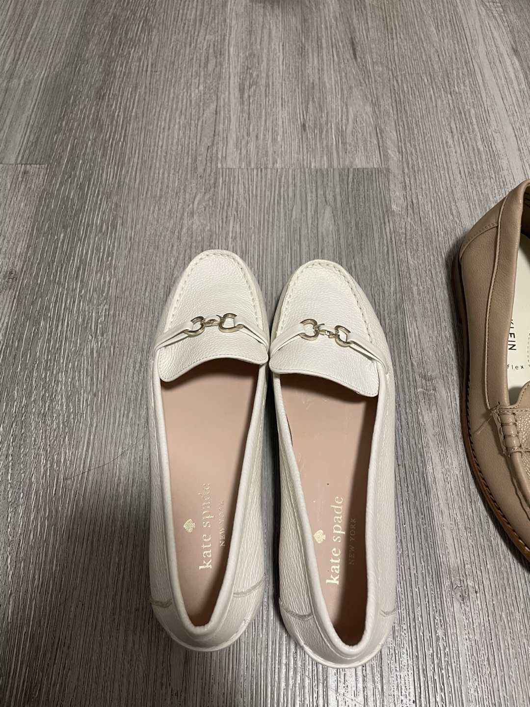 Kate Spade White Leather Loafers - photo 3