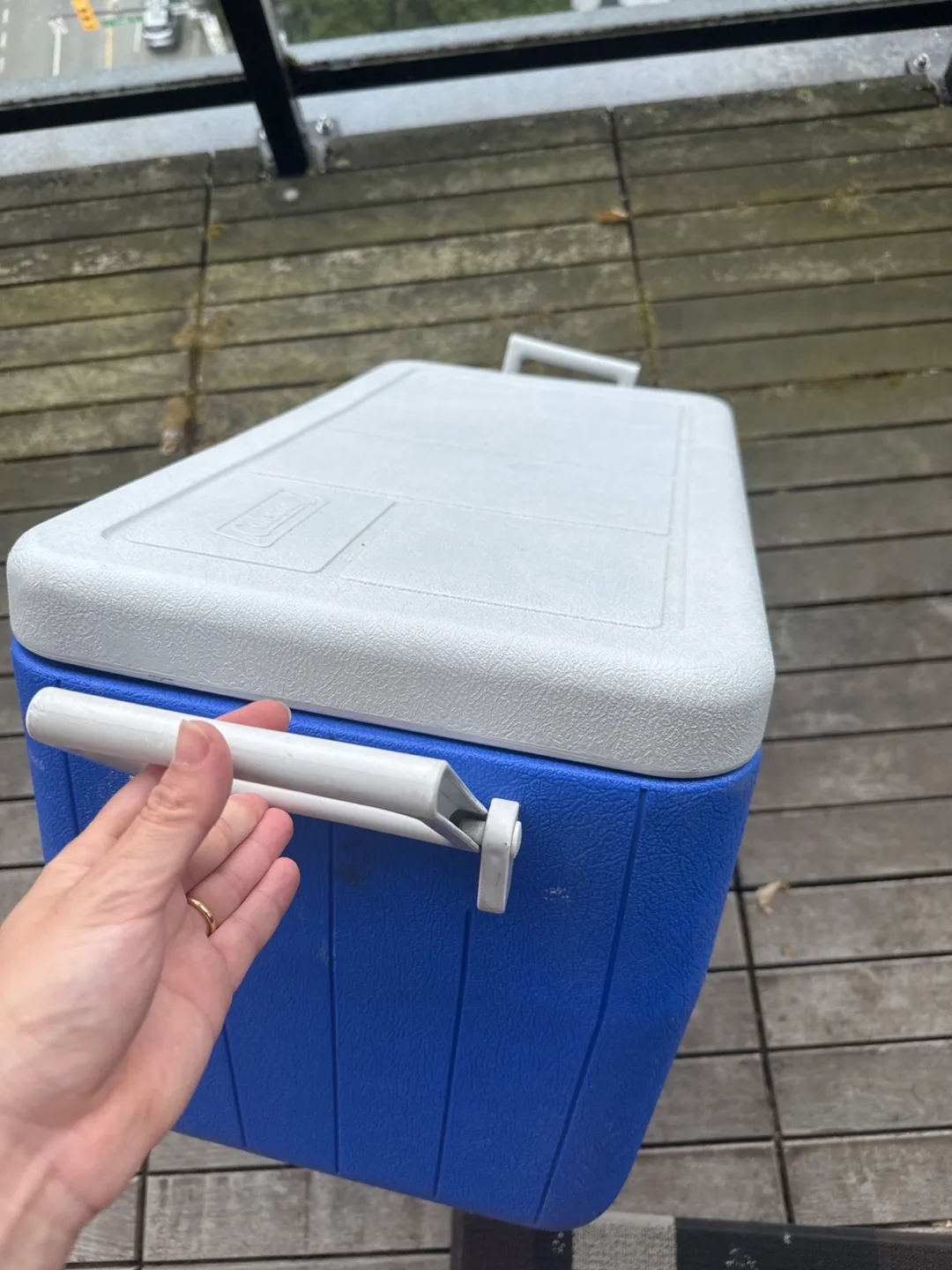 Coleman Cooler - Blue and White image indicator(4)