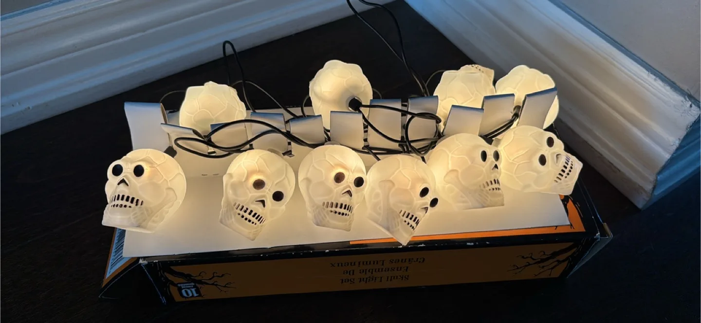 Skull Light Set - Halloween Decor thumbnail